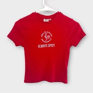 Sriracha “Always Spicy” Red Graphic Tee